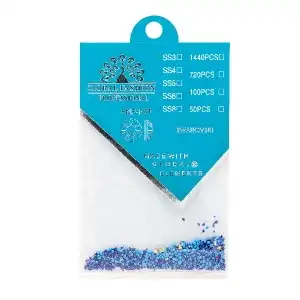 Csak ma Swarovski típusú körömkristályok, Global Fashion 5, kék...