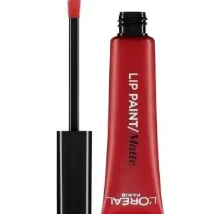Folyékony rúzs, L‘Oreal Paris Infaillible, Lip Paint Lacquer, 204 Red Actually, 8 ml, nagyker , L‘Oreal Legjobb ár