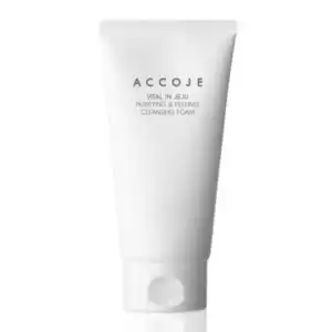 Exkluzív ajánlat Gyengéd tisztítóhab hámlasztó hatással ACCOJE Vital in Jeju Purifying & Peeling Cleansing Foam 150ml, nagykereskedelem