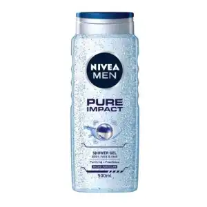 Olcsó Nivea Bath&Care Pure Impact tusfürdő, 500ml,...