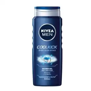 Nivea Men Cool Kick tusfürdő, 500 ml, nagykereskedelem,... Árcsökkenés