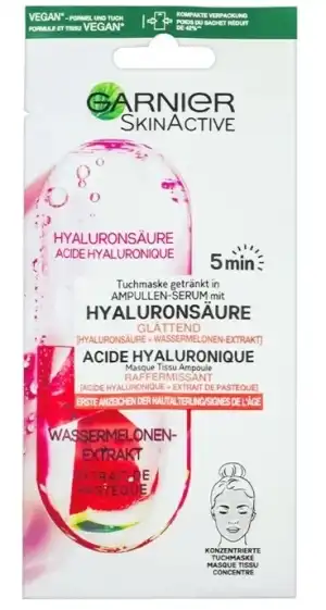 Garnier arcmaszk 15 g görögdinnye és hialuron tartalmú... Újdonság
