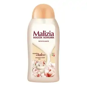 Tusfürdő talkummal, 300ml, Malizia, nagykereskedelem Kedvezmény