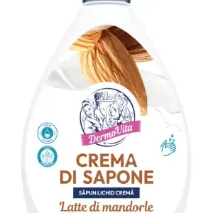 DERMOVITA - FOLYÉKONY KRÉMSZAPPAN MANDULATEJJEL - 1000 ML,... Kedvezményes ár