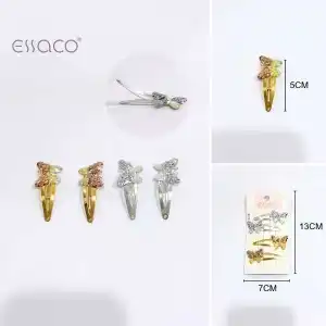 4 darabos arany és ezüst bb klipsz pillangókkal,... Végkiárusítás