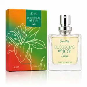 Eau de Parfum nőknek, Blossoms of Joy egzotikus női parfüm, EDP, 15 ml, SENTIO®, nagykereskedelem Olcsóbb