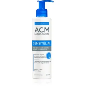 ACMSensitélial Ultra Rich Cleansing Gel hidratáló tisztító gél száraz és atópiás bőrre Exkluzív ajánlat