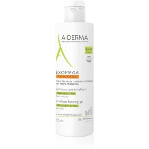 A-DermaExomega Control Emollient Foaming Gel hidratáló habzó gél száraz és atópiás bőrre Expressz szállítás