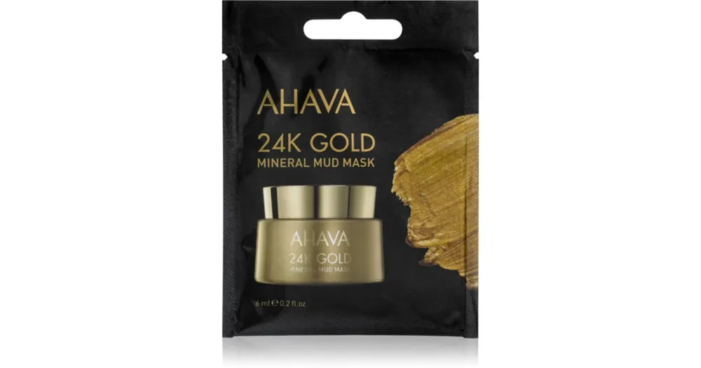 Exkluzív ajánlat AHAVAMineral Mud 24K Gold ásványi iszap maszk 24 karátos arannyal