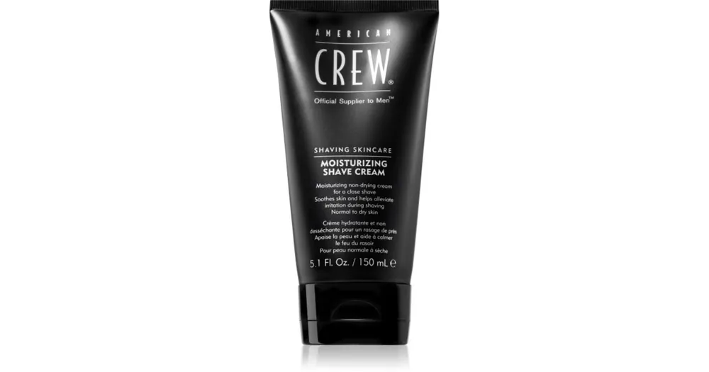 American CrewShave & Beard Moisturizing Shave Cream hidratáló borotválkozó krém normál és száraz bőrre Biztonságos fizetés
