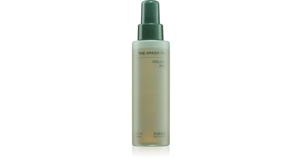 Szezonális akció AMOS PROFESSIONALThe Green Tea Volume Mist spray a dús hajért zöld teával