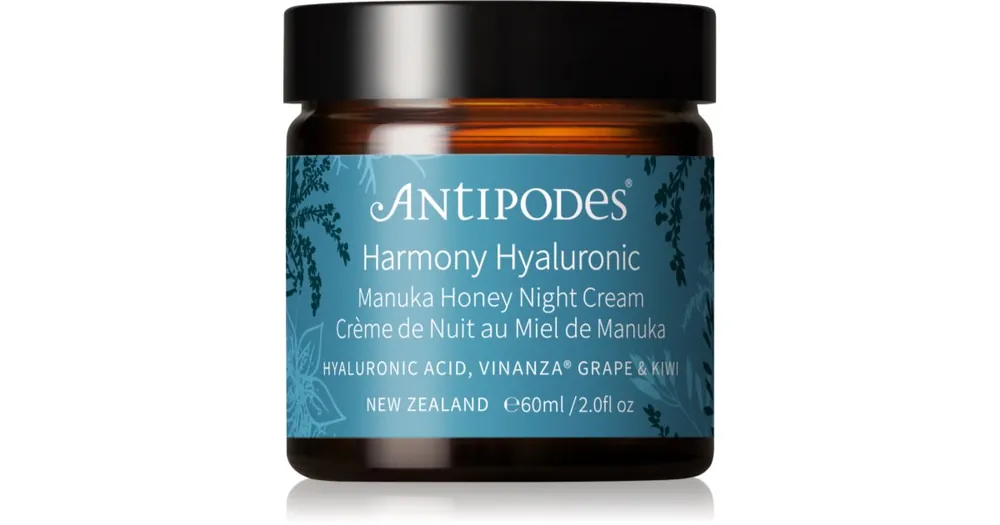 Biztonságos fizetés AntipodesHarmony Hyaluronic Manuka Honey Night Cream hidratáló éjszakai krém