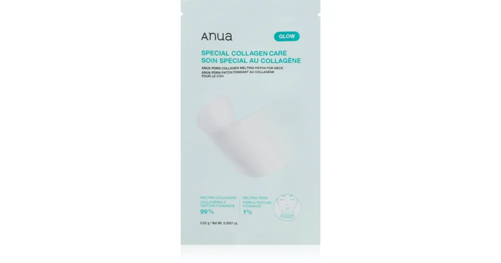 AnuaPDRN Collagen Melting Patch For Neck kisimító és feszesítő maszk nyakra és a dekoltázsra Biztonságos vásárlás