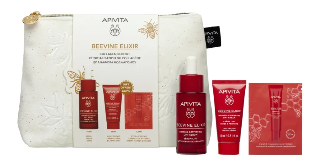 Vedd meg online ApivitaBeevine Elixir Gift Pouch karácsonyi ajándékszett a feszes bőrért
