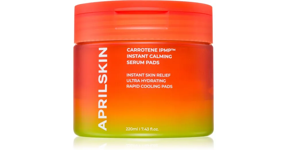 APRILSKINCarrotene IPMP Instant Calming Serum Pads tisztító vattakorong nyugtató hatással Outlet