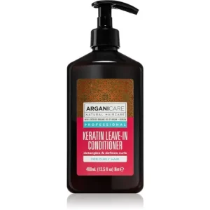 ArganicareKeratin Leave-In Conditioner öblítés nélküli kondicionáló göndör hajra Ne maradj le