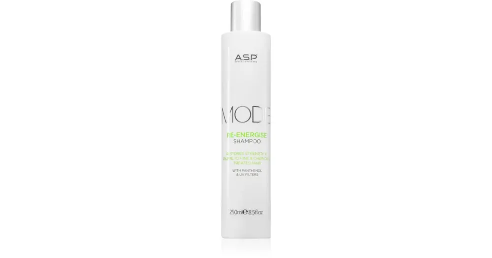 ASPMODE Re-Energise Shampoo energizáló sampon szőkített, festett és vegyileg kezelt hajra Biztonságos fizetés
