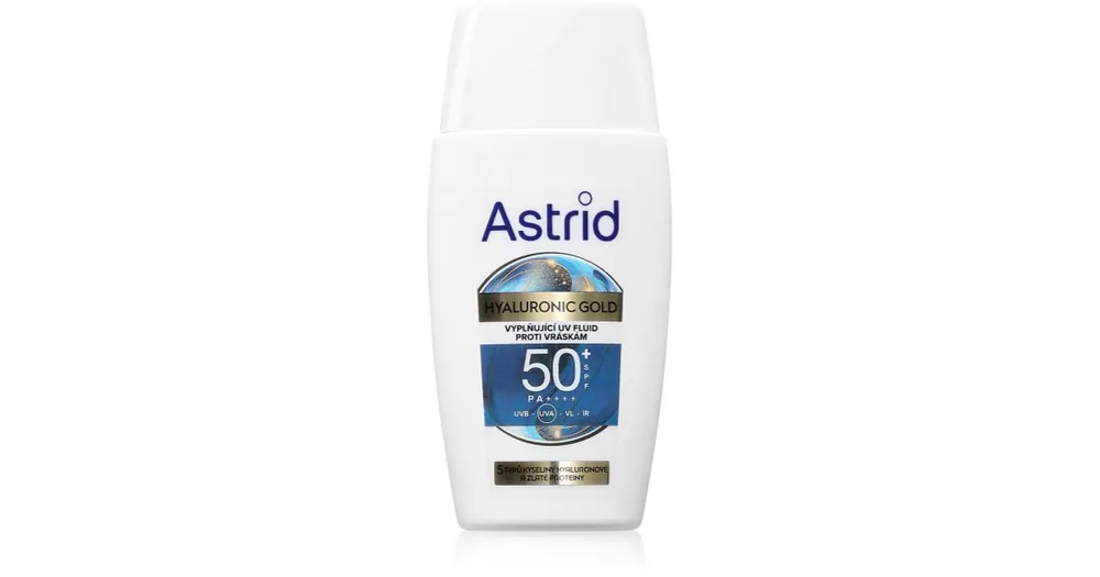 Akciós ár AstridHyaluronic Gold bőrvédő folyadék SPF 50