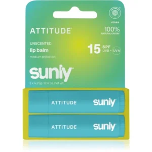 AttitudeSunly Lip Balm ajakbalzsam parfümmentes Árcsökkenés