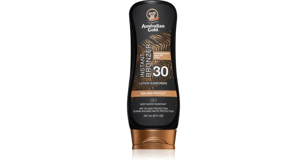 Outlet Australian GoldProtect Lotion With Bronzer Bronz testápolótej SPF 30