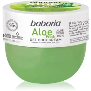 Azonnali szállítás BabariaAloe Vera Hidratáló testgél minden bőrtípusra