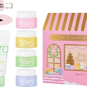 Banila Co.clean it zero Pink Wonderland Special Set karácsonyi ajándékszett a bőr tökéletes tisztításához Népszerű
