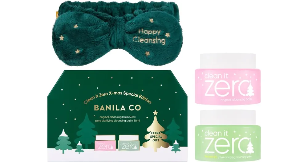 Banila Co.clean it zero X-Mas Special Edition Set karácsonyi ajándékszett a bőr tökéletes tisztításához Legnépszerűbb