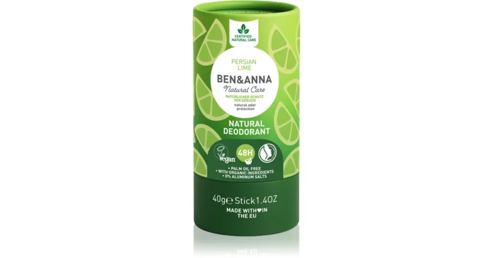 BEN&ANNANatural Deodorant Persian Lime izzadásgátló deo stift Vedd meg online