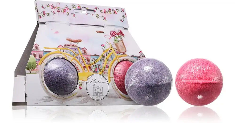 Bohemia GiftsBath Bombs Bicycle pezsgő fürdőgolyó Azonnal elérhető