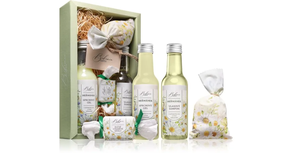 Bohemia GiftsBohemia Herbs Chamomile ajándékszett Azonnal elérhető