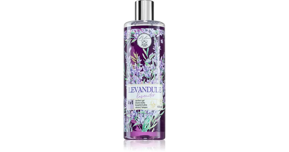 Kiárusítás Bohemia GiftsLavender tisztító gél testre és hajra 4 in 1