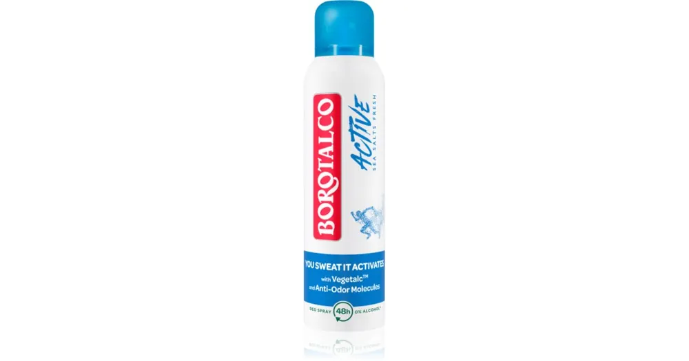 Legkelendőbb BorotalcoActive Sea Salts spray dezodor 48 órás hatás