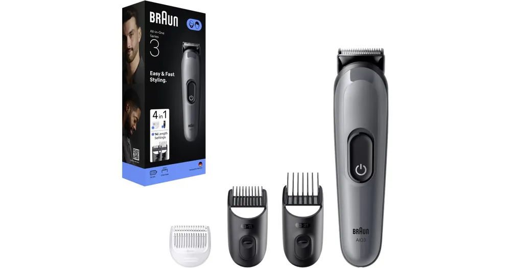BraunAll-In-One Series 3 AIO3500 haj- és szakálligazító készlet 4 in 1 Legnépszerűbb