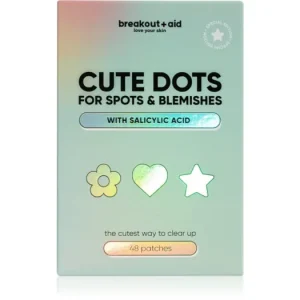 Kedvezményes ár breakout + aidCute Dots For Spots and Blemishes helyi ápolás pattanásos bőrre szalicilsavval