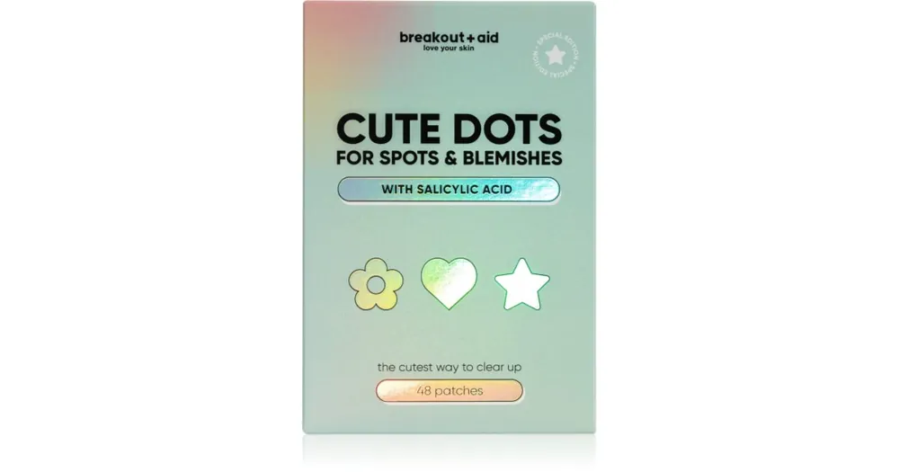 Kedvezményes ár breakout + aidCute Dots For Spots and Blemishes helyi ápolás pattanásos bőrre szalicilsavval
