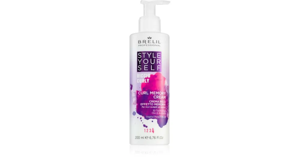 Kedvezményes ár Brelil ProfessionalStyle YourSelf Curl Memory Cream kontúrozó krém a hullámos és göndör hajra