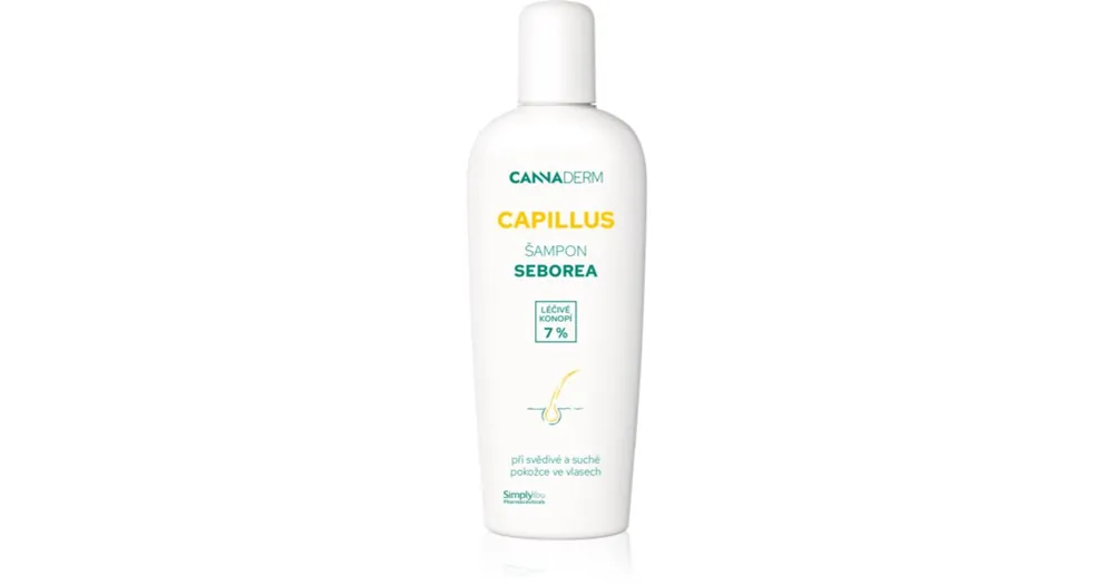 CannadermCapillus Seborea Shampoo gyógynövényes sampon az irritált fejbőrre Szuper akció