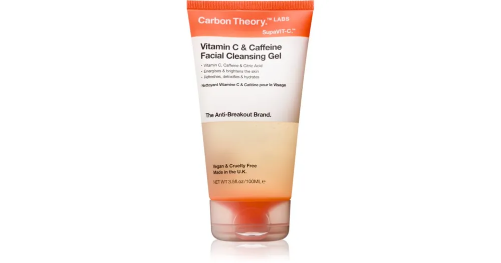 Népszerű Carbon TheoryVitamin C & Caffeine tisztító gél energetizáló hatással koffeinnel
