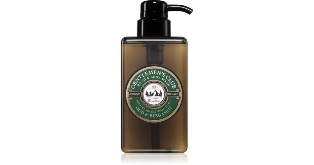 Expressz szállítás CastelbelGentlemen‘s Club Oud & Bergamot fényűző folyékony szappan kézre és testre