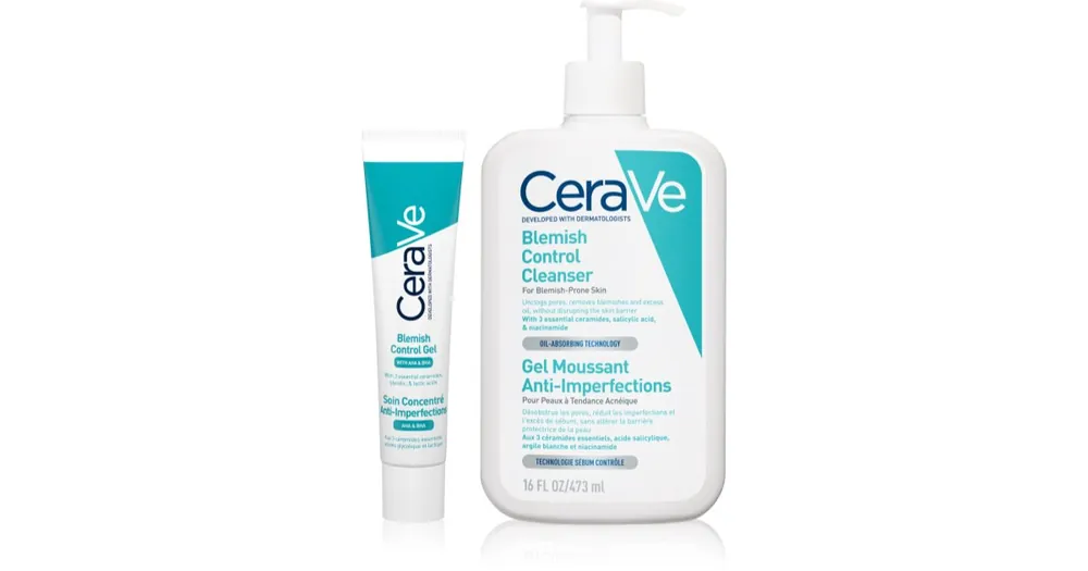 CeraVeBlemish Control Cleanser szett a bőr tökéletlenségei ellen Biztonságos fizetés