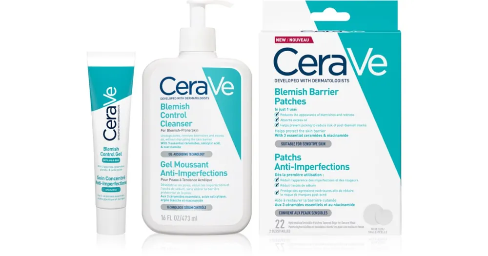 CeraVeCleansers Blemish Control Cleanser szett a problémás bőrre Újdonság