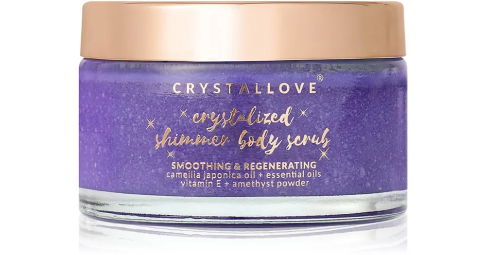 Gyors kiszállítás CrystalloveAmethyst Shimmer Body Scrub testpeeling
