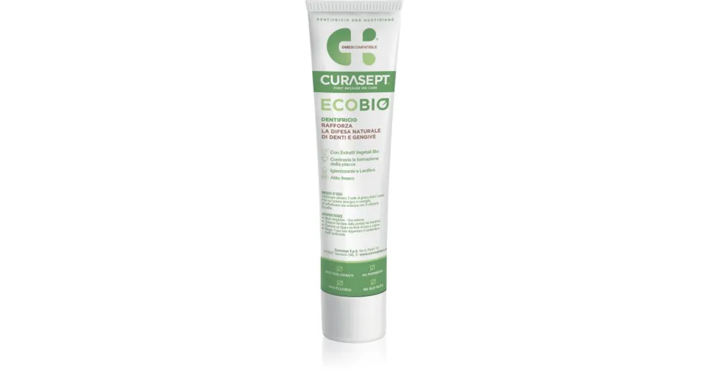 Árengedmény CuraseptEcoBio Dentifricio természetes fogkrém fluoridmentes