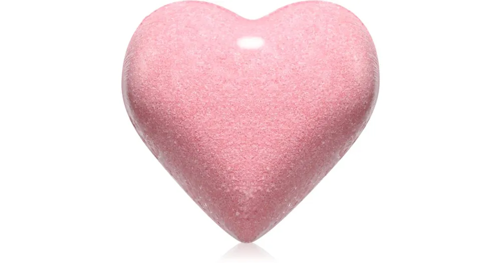 Árengedmény Delia CosmeticsFizzing Bath Heart Wild Strawberry fürdőgolyó eper ízzel