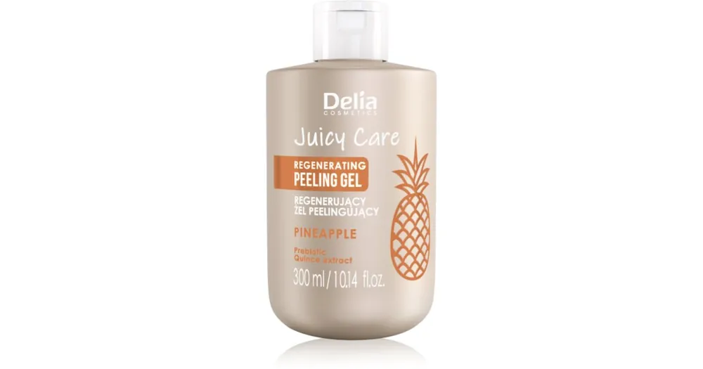 Delia CosmeticsJuicy Care Pineapple testpeeling regeneráló hatással Árengedmény