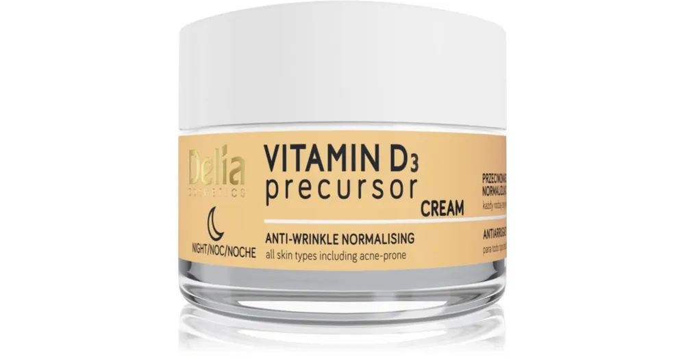 Expressz kézbesítés Delia CosmeticsVitamin D3 Precursor éjszakai krém a ráncok ellen