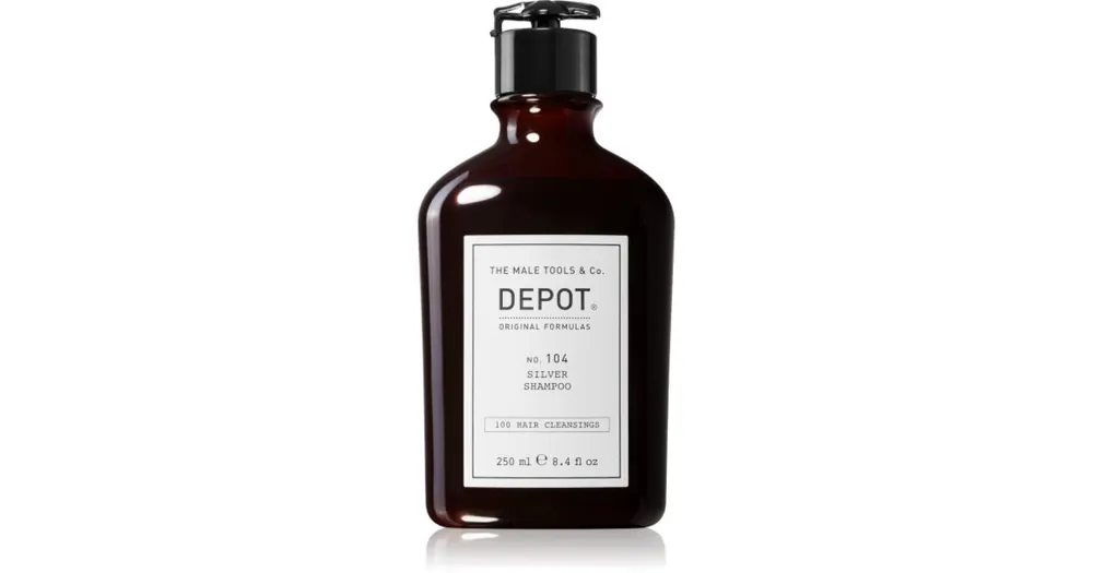 DEPOTNo. 104 Silver Shampoo sampon a szín védelméért Olcsóbb