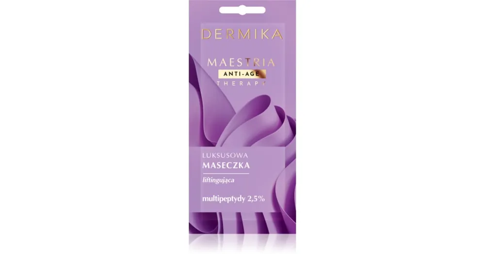 DermikaMaestria liftinges maszk peptidekkel Szezonális akció