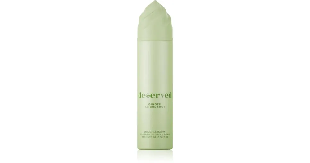 Népszerű DESERVEDWhipped Shower Foam Ginger Citrus Shot tusoló hab testre