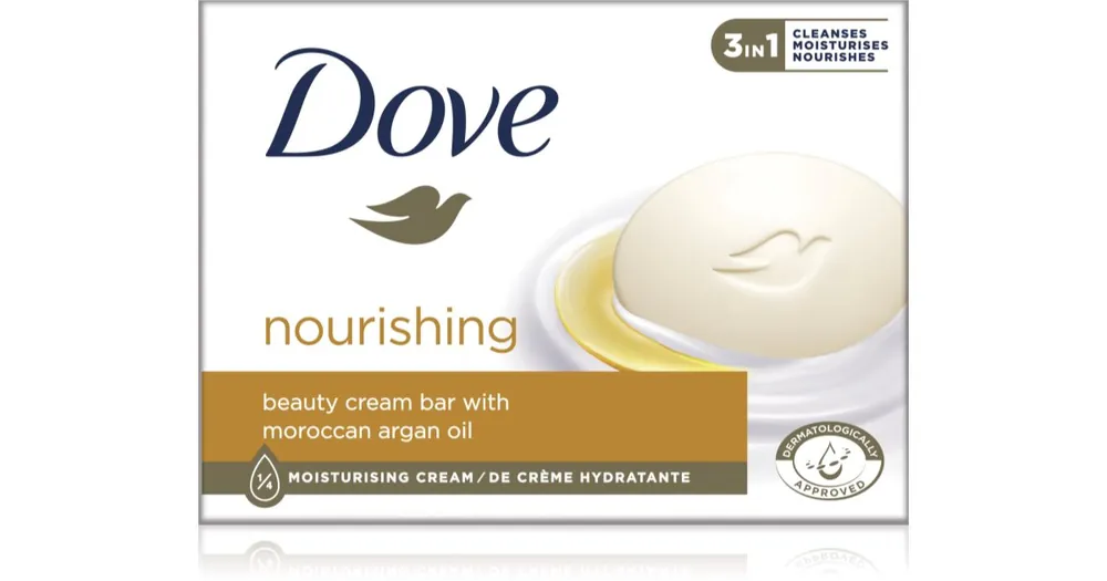 Biztonságos vásárlás DoveNourishing Argan krémes tisztító tabletta